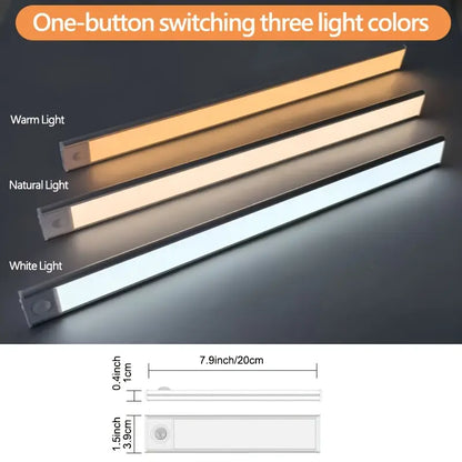 Amberio™ Akıllı Hareket Sensörlü LED Lamba – Şıklığı ve Işığı Evinize Getirin