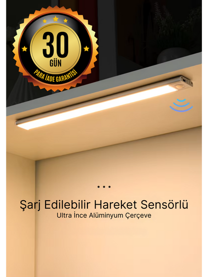 Amberio™ Akıllı Hareket Sensörlü LED Lamba – Şıklığı ve Işığı Evinize Getirin