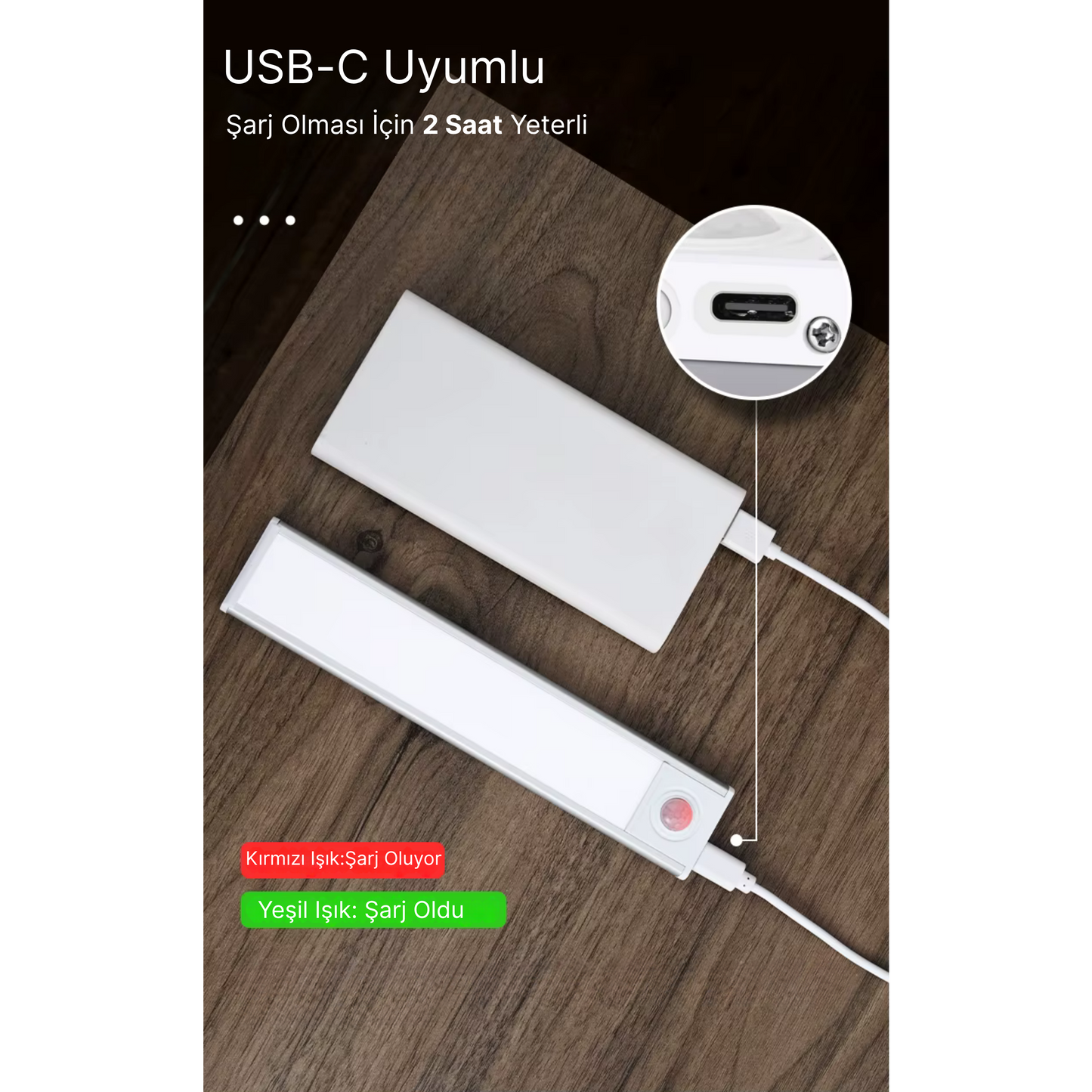 Amberio™ Akıllı Hareket Sensörlü LED Lamba – Şıklığı ve Işığı Evinize Getirin